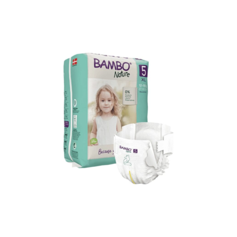 Bambo Couche bambo nature 12-18 kg taille 5 – 44 unités