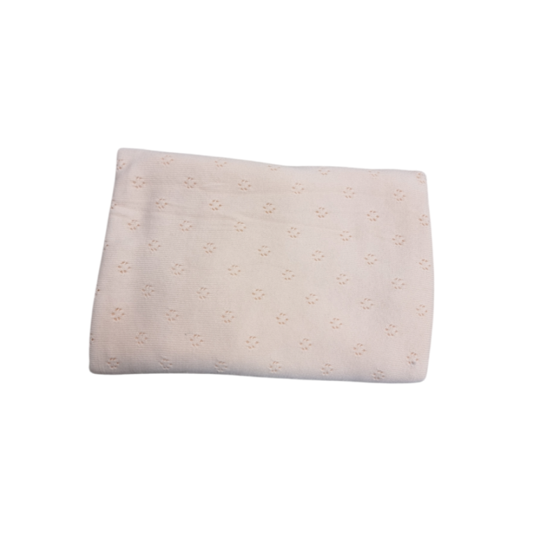 Couverture tricotée 100% coton