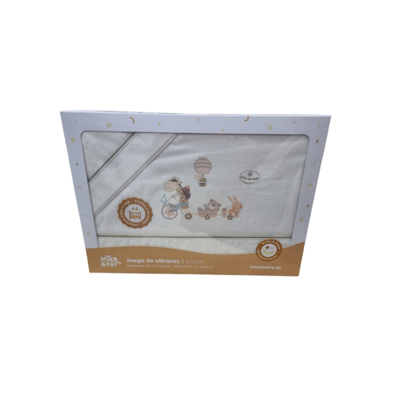 Set de drap 3 pièces 100% coton