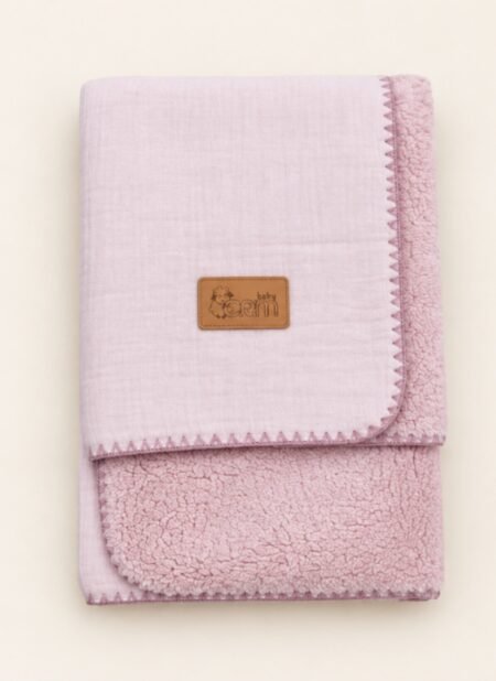Couverture chaude 85/90 rose