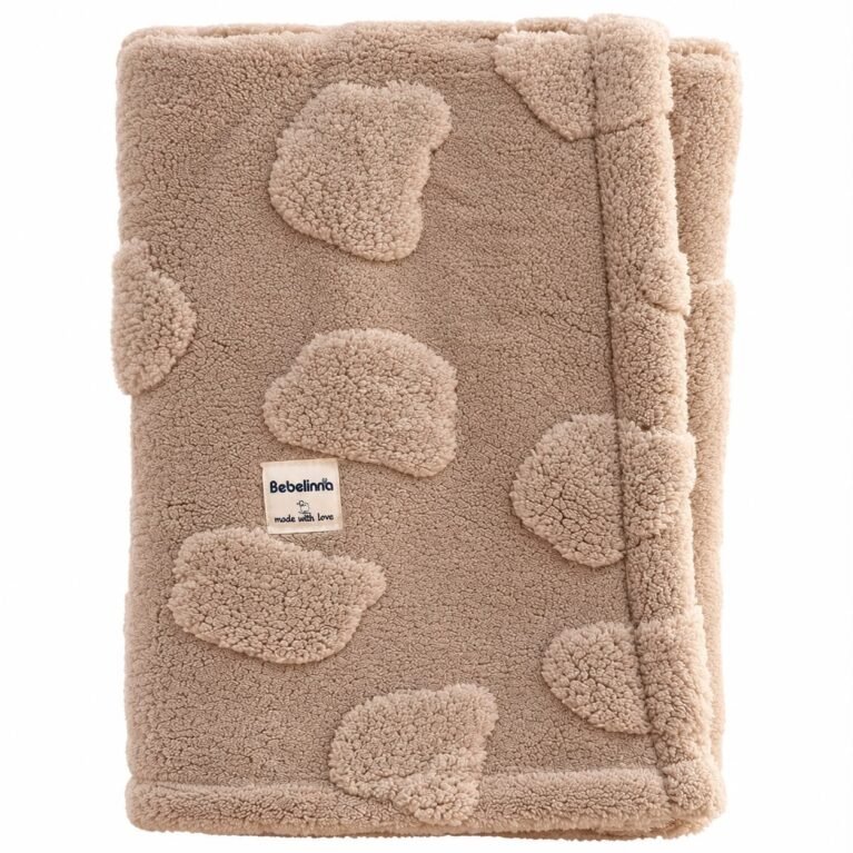 Couverture bébé ultra-douce en relief – Bebelinna